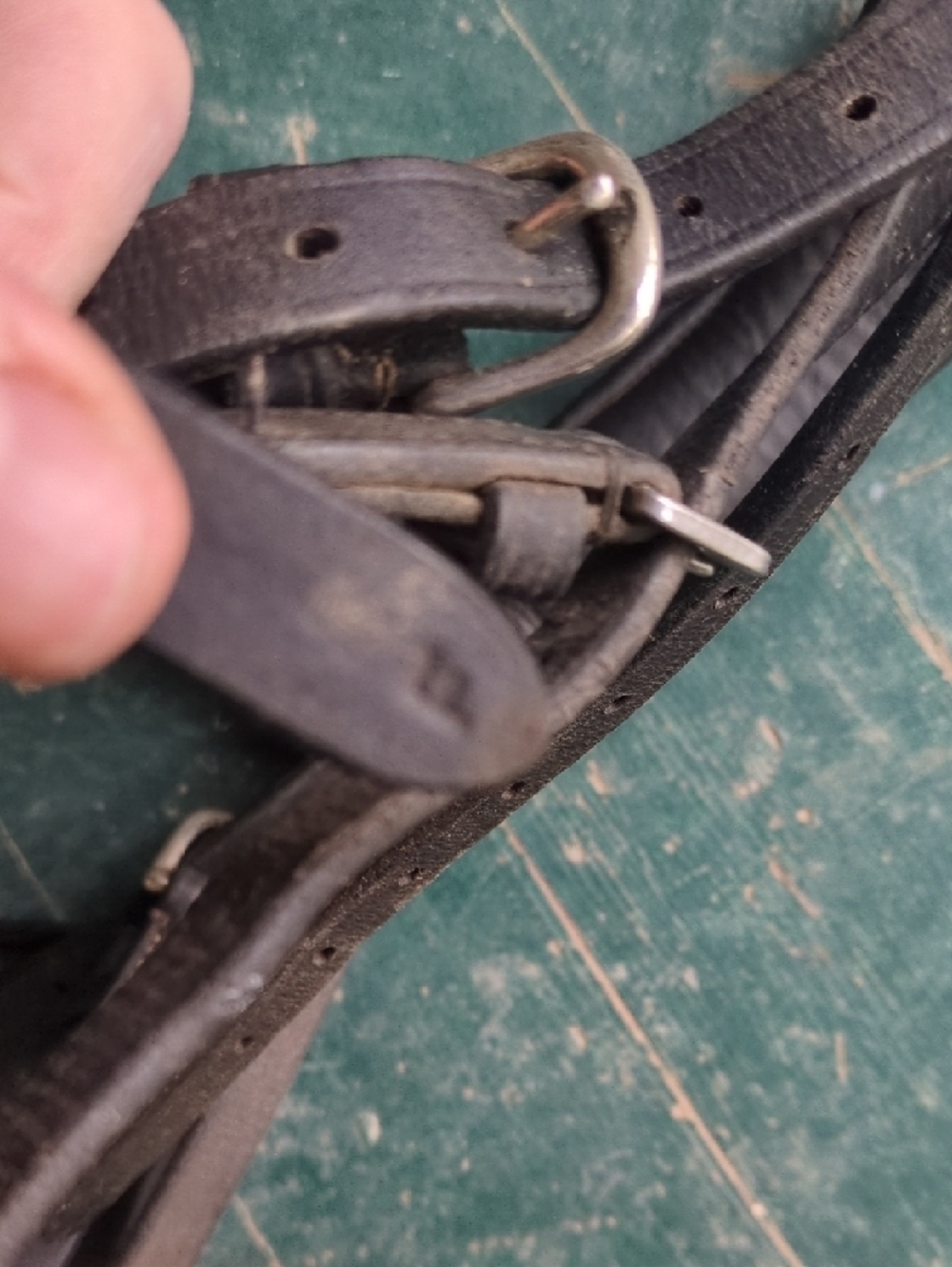Padded Full Size Black Bridle. No Reins - Picture 4 of 7